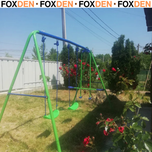 Metal garden swing - metal, height