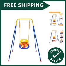 3-in-1 Swing Set for Toddler