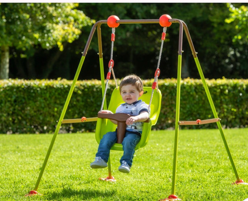 Folding baby toddler swing set - folding,