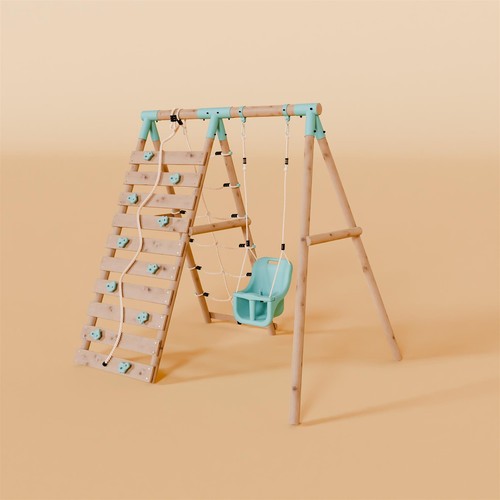 Single baby swing set - single,