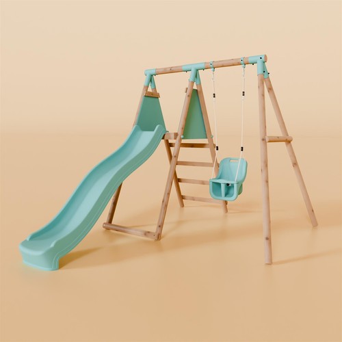Single wooden baby - wooden,