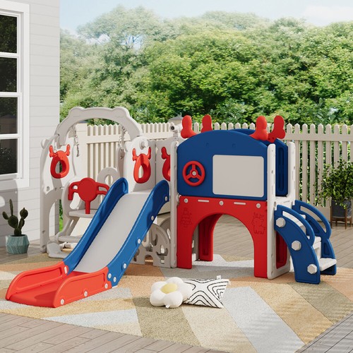 Toddler garden swing slide - garden, &