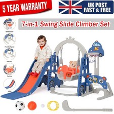 7in1 Kids Swing Slide Climber